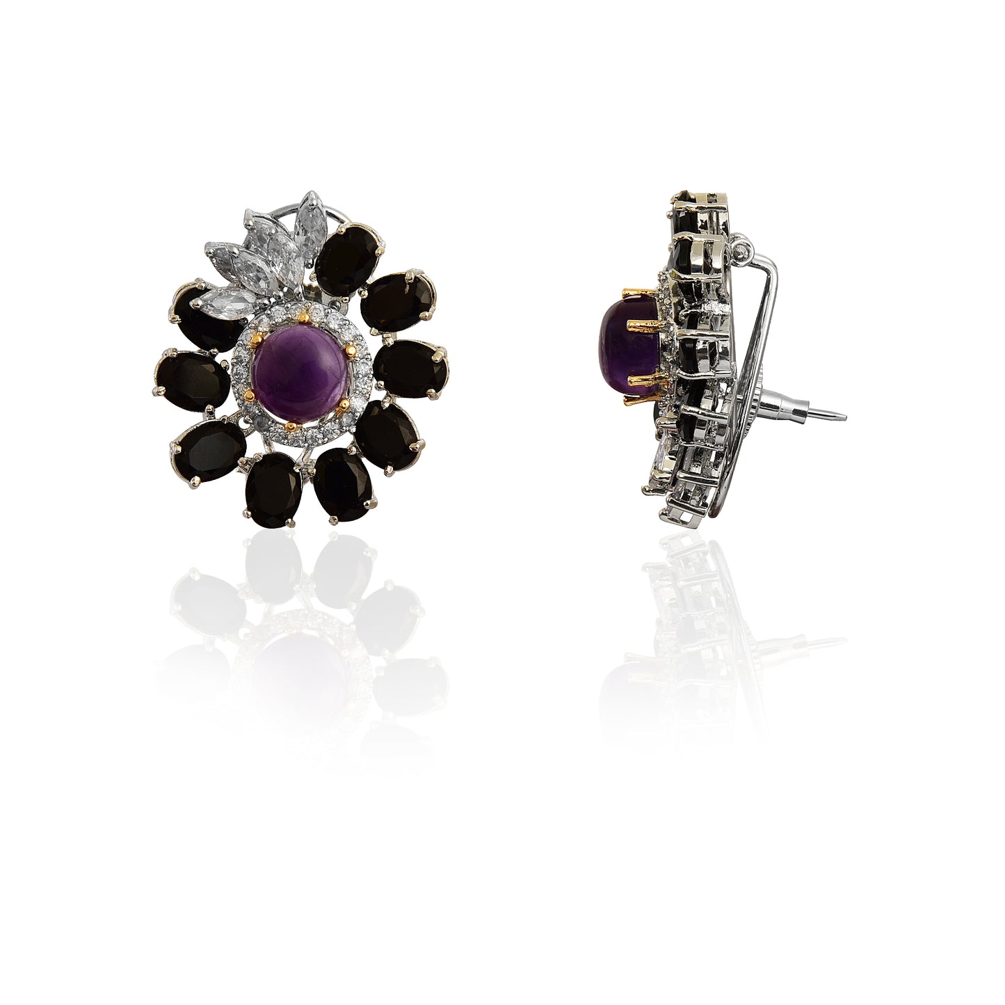 Cocktail flower earring