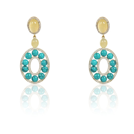 Summery beach vibes statement earrings