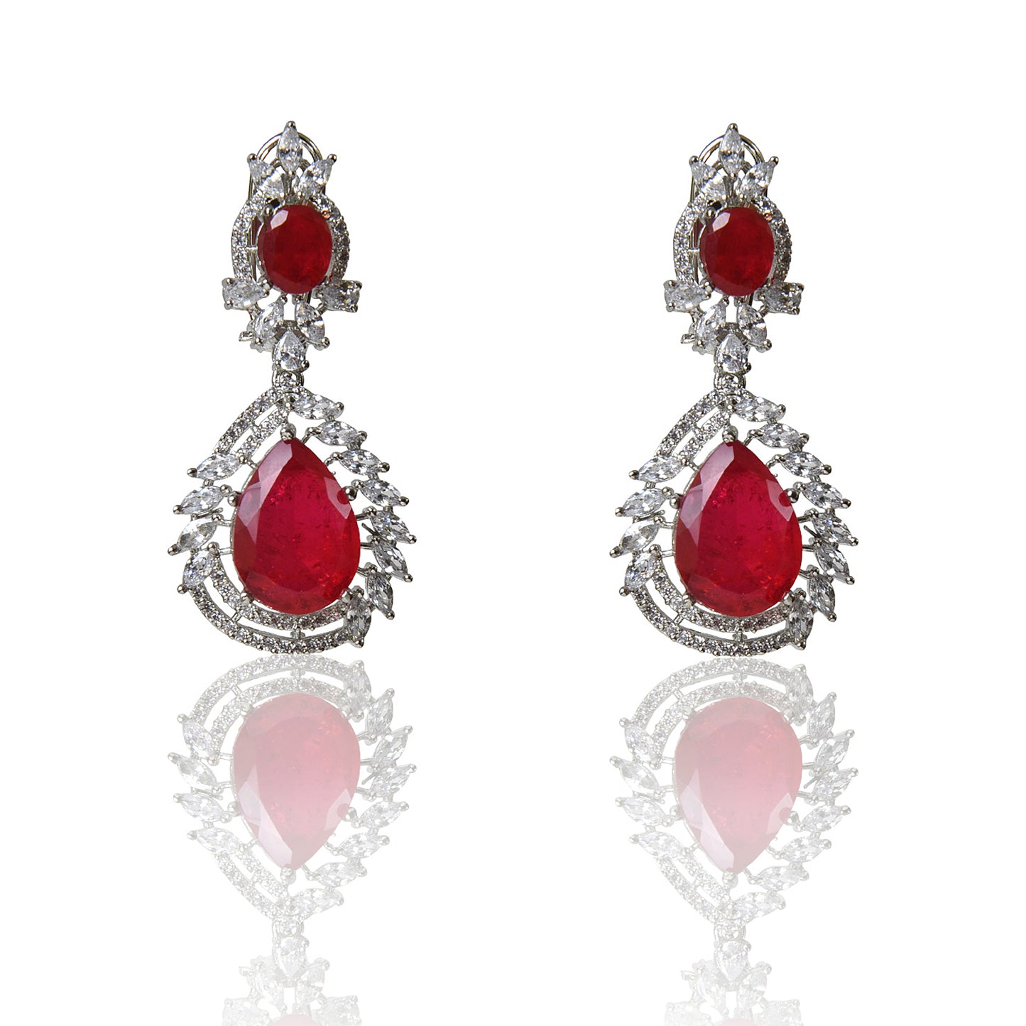 Red zirconia danglers