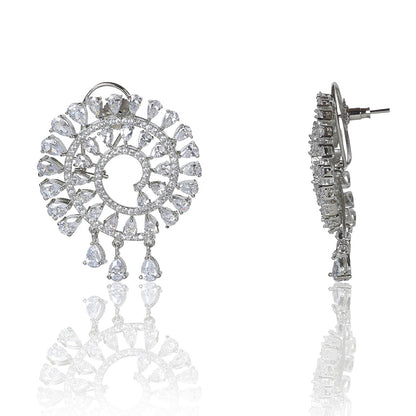 Diamante Cubic Zirconia Tops earrings