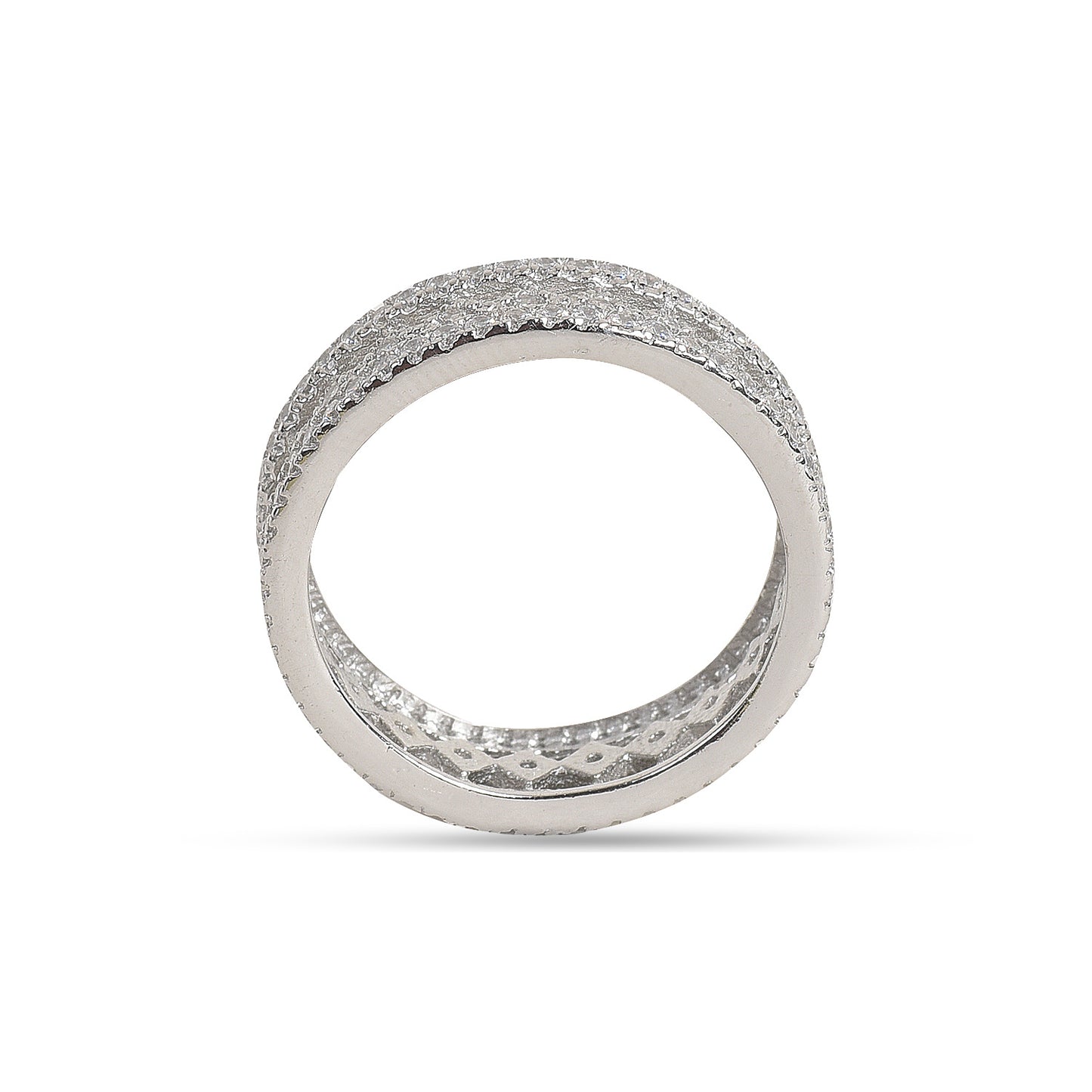 Trendy 92.5 Sterling silver band ring